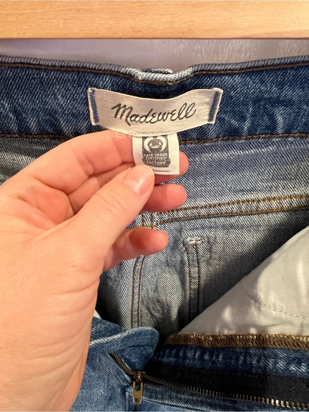 Madewell the Perfect Vintage Wide Leg Cropped Jeans Medium Wash - Picture 9 of 13